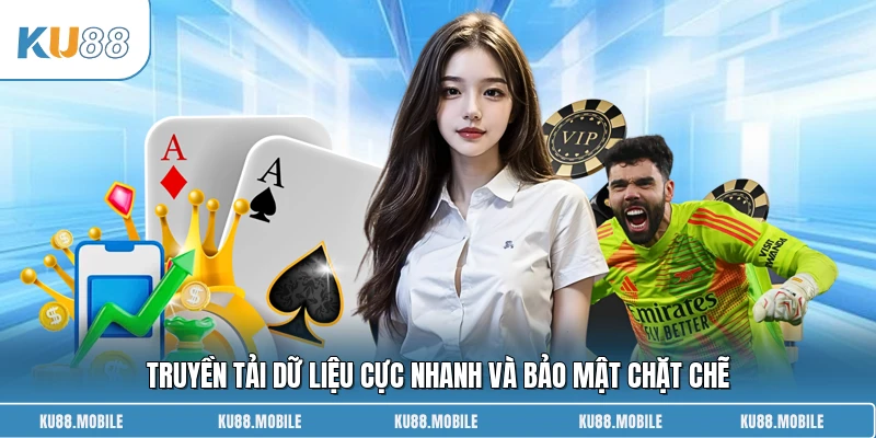 Truyền tải dữ liệu cực nhanh và bảo mật chặt chẽ